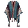 Winter Ethnic Cape Thick Blanket Triangle Scarves Women Scarf Bohemia Scarf Neck Wrap Women Shawl