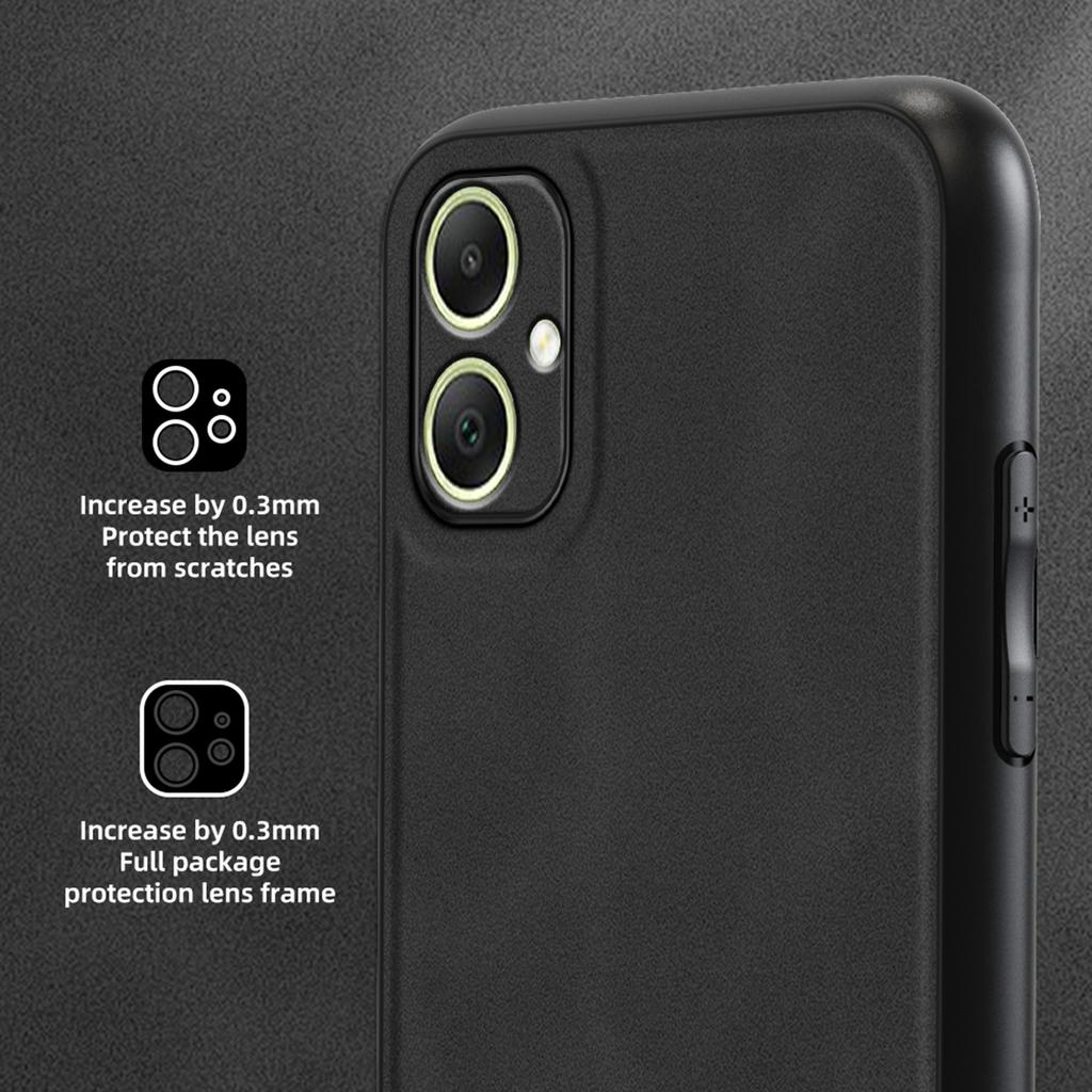 ANNYOJO For Samsung Galaxy A05 4G Case PU Leather+PC+TPU Mobile Phone Back Cover