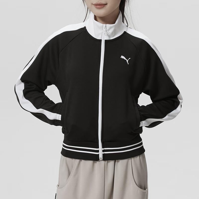 Puma Беговая спортивная куртка на молнии со стойкой для женщин 638392-01