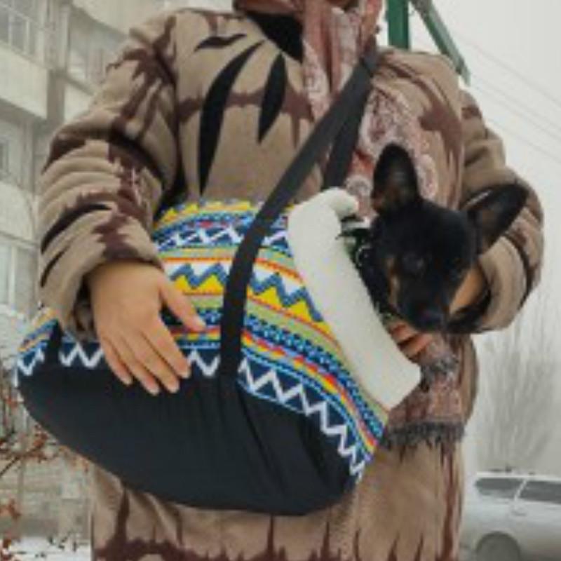 Тёплая сумка - переноска для маленьких собак