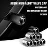 4Pc/set Car Styling 3D Wheel Tire Valve Stem Caps Auto Accessories For Tesla Model 3 Model S Model X Model Y Cybertruck Roadster