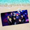 Корейский Поп A-ATEEZ Большие Микрофибровые Пляжные Полотенца Быстросохнущее Полотенце Песок Пляжные Полотенца Полотенце для Бассейна Для Путешествий Плавание Бассейн Йога