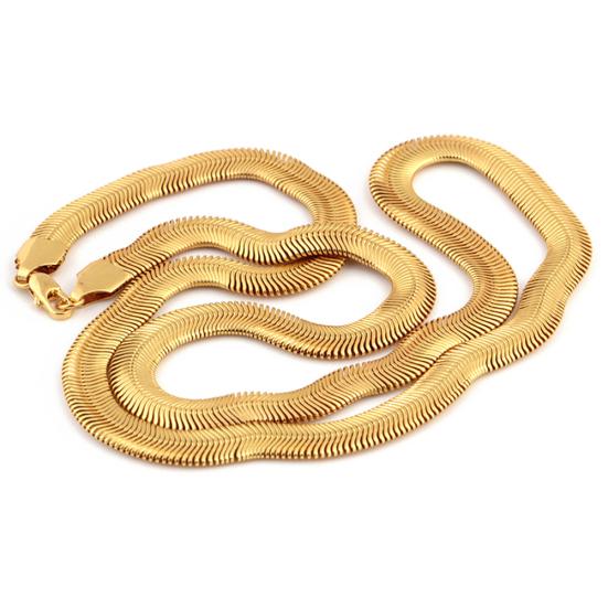 Панк Хип Поп Рок Kpop Рэпер Унисекс Медная Змея Цепь Ожерелье Ювелирные Изделия