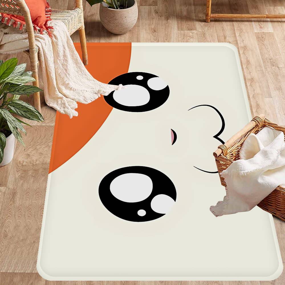 Cartoon Cute Hamtaro Hallway Carpet Washable Non-Slip Living Room Sofa Chairs Area Mat Kitchen Doormat Area Rug