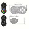Pad Fidget Pad с 8 функциями Fidget, регулятором Fidget, регулятором стресса, игрушечным кубом Fidget, снимающим стресс и тревожные игрушки