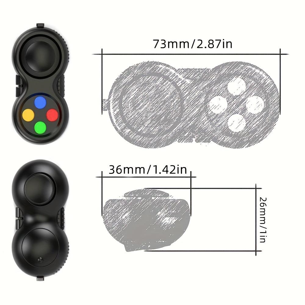 Pad Fidget Pad с 8 функциями Fidget, регулятором Fidget, регулятором стресса, игрушечным кубом Fidget, снимающим стресс и тревожные игрушки
