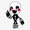 Fnaf Chibi Puppet Five Nights At Freddy's 2 Puppet Iron-on Transfers For Clothing Tshirt Bag Heat Transfer Stickers Iron On Patches