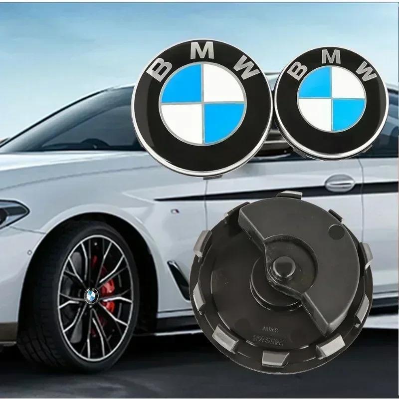 4 шт. 56/68 мм плавающие колпаки центра колеса для BMW 50-летия – Подходят для E39 E46 E60 F10 F30 G20 X3 X5 (Автомобильные аксессуары)