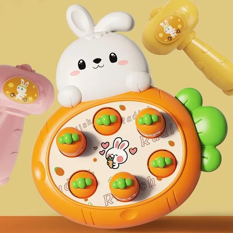 Детские игрушки Монтессори с героями мультфильмов, развивающий подарок на день рождения для малышей, тема животных, игра для родителей и детей, настольная игра с молотком