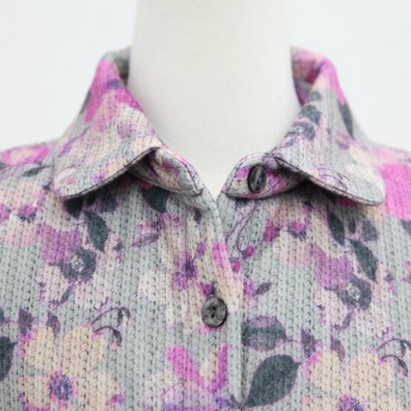 Shiz Madam Women S Quilted Jacket With Large Flower J31618