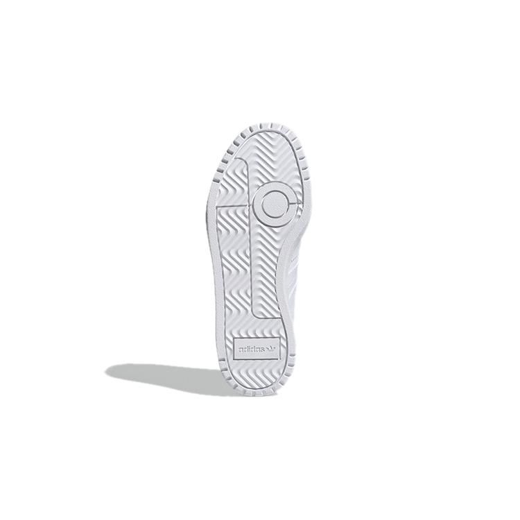 adidas Originals Team Court J Износостойкие Износостойкие Низкие Детские Кеды для Скейтбординга Белый Подростки EF6809