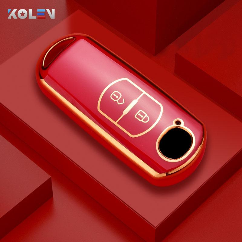 Fashion TPU Car Remote Key Case Cover Shell for Mazda 2 3 5 6 BL BM GJ Atenza Axela Demio CX-3 CX3 CX-5 CX5 CX7 CX-9 CX8 Keyless