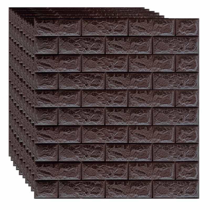 70x38 см 3D плитка кирпич обои самоклеящиеся водонепроницаемые пенопластовые панели обои гостиная украшение дома