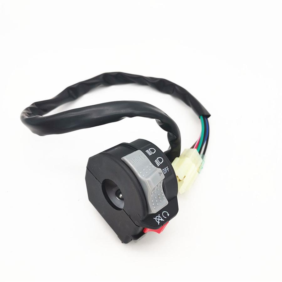 Сборочный переключатель Стоп Переключатель фары на руле для Yamaha Warrior 350 YFM350X