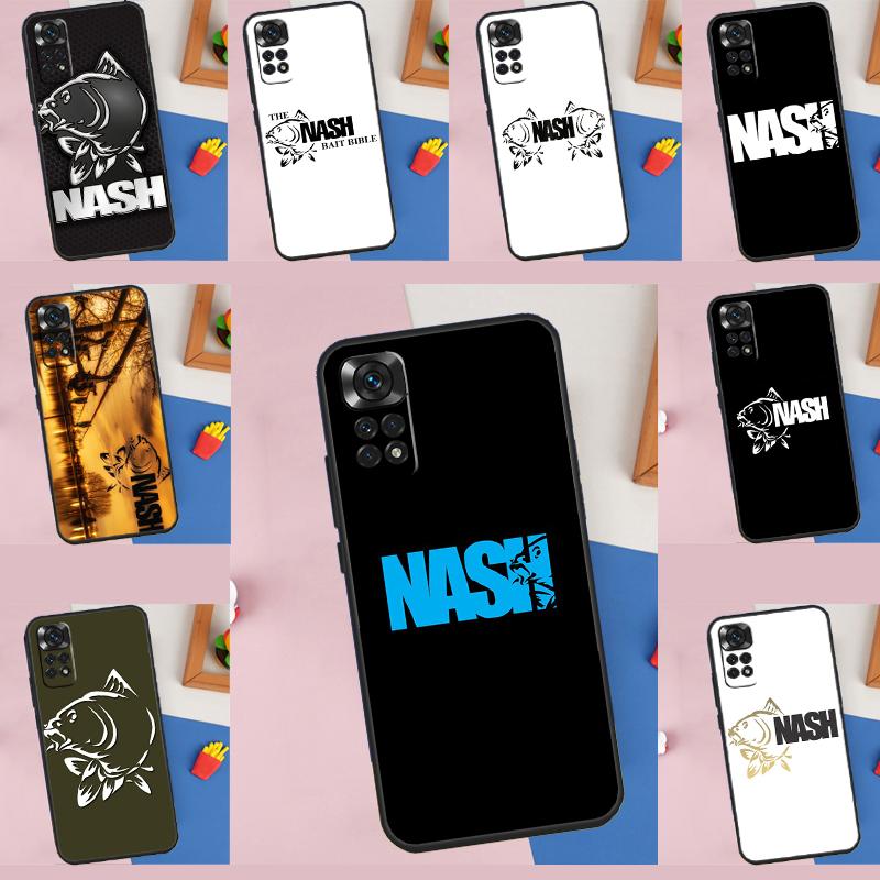 Nash Fishing Logo Phone Case For Xiaomi Redmi 10 10C 12C 9C 9T Note 11 Pro 11S 10 Pro 10S 12 8 9 Pro 9S Funda