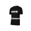 Logo Print Crew Neck Casual T-Shirt Men Tops Black DB3605-010