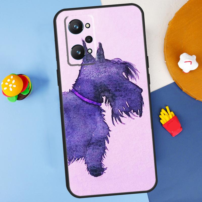 Cartoon Westie Dog For Realme C55 C67 C61 C75 C53 C51 C21Y C25S GT 6 6T 5 GT7 Pro 10 11 12 13 14 Pro Plus Case
