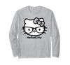 Футболка с длинным рукавом Hello Kitty, дизайн лица, США