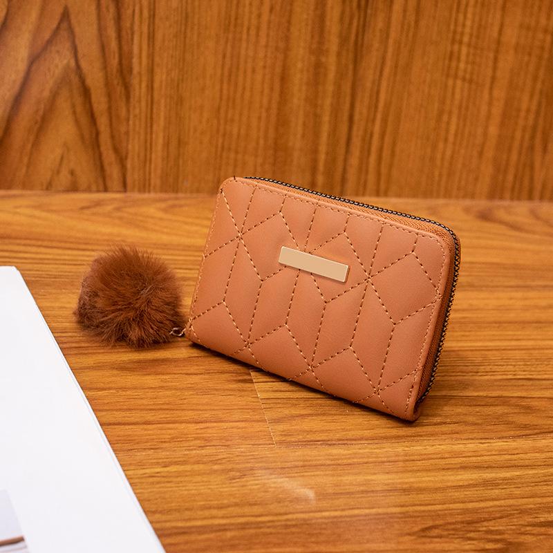 Женские кошельки с держателями для карт и удостоверений личности, простая модная плюшевая сумка Bolso De Mujer