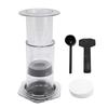 300ml Transparent Outdoor Portable Hand Press Coffee Maker Hand Brewing Coffee Press Pot For Travel