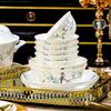 Набор столовой посуды из тонкого костяного фарфора Jingdezhen