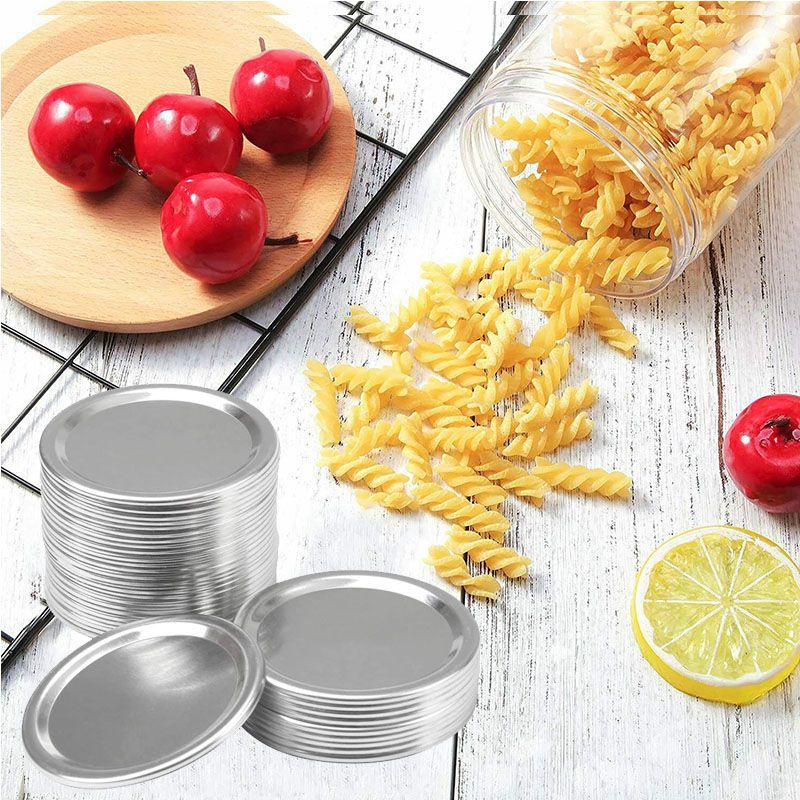 24 шт. крышек для банок Мейсона с обычным горлышком для герметичного хранения и консервирования продуктов