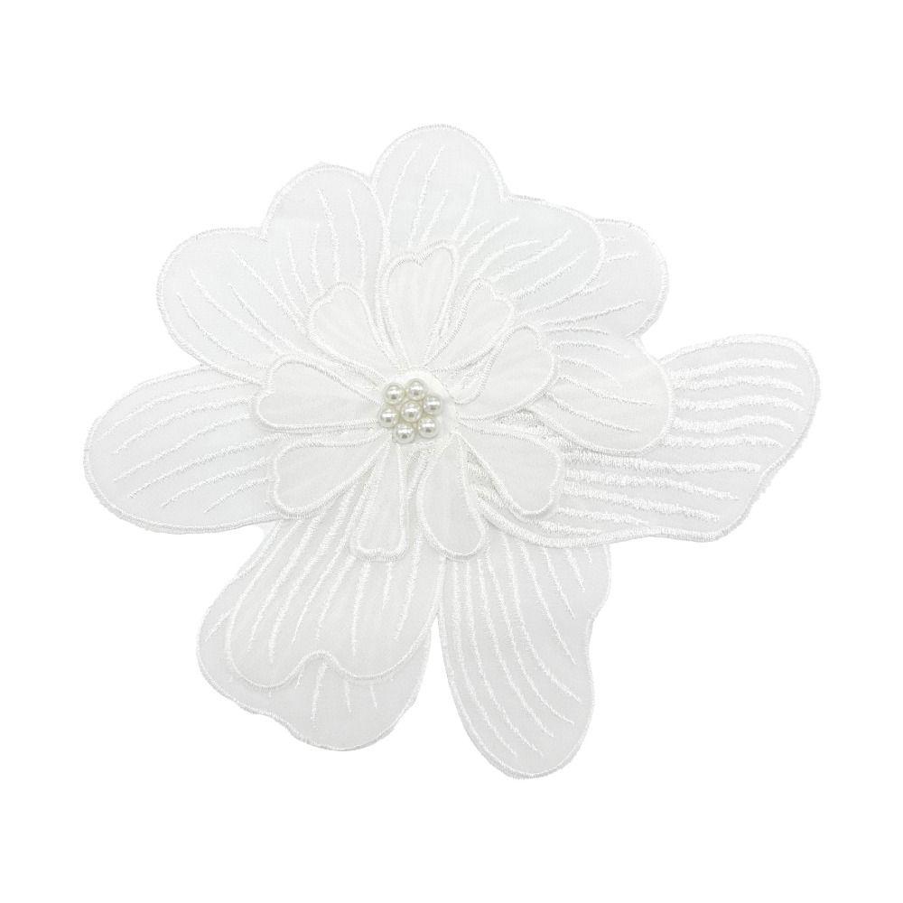 Multi-layer Embroidered Flower Appliques 3D Clothing Applique DIY Clothing Patches Dressmaking