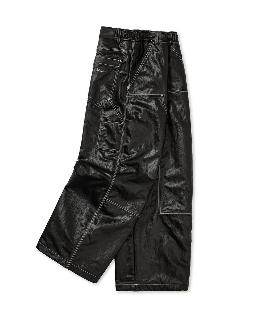 DIMITO Coated Double Knee Pants (Wide Fit Lv.2) Black