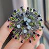 Diamond-Set Retro Style Personalized Antique Flower Brooch Women'S Clothing Accessories Brooch