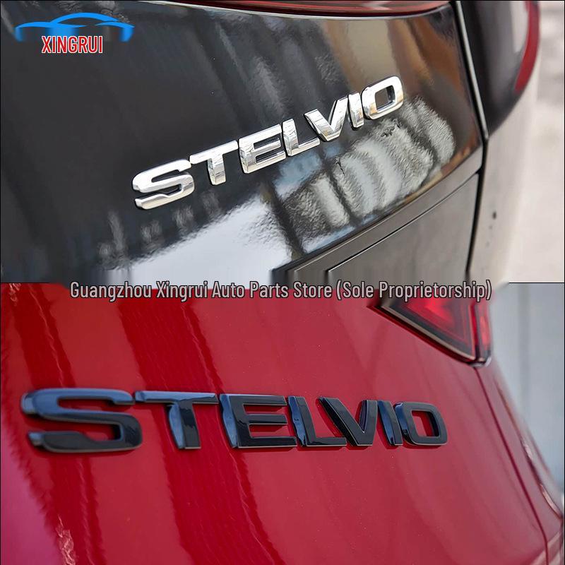 Alfa Romeo STELVIO Модификация эмблемы багажника Персонализированная ABS наклейка с логотипом