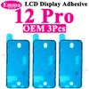 3 шт. Водонепроницаемая наклейка для iPhone 16 Pro Max 15 14 Plus 13 12 11 XsMax XR 8 SE Защитная клейкая лента для рамки ЖК-экрана, вырезанная по форме, клей