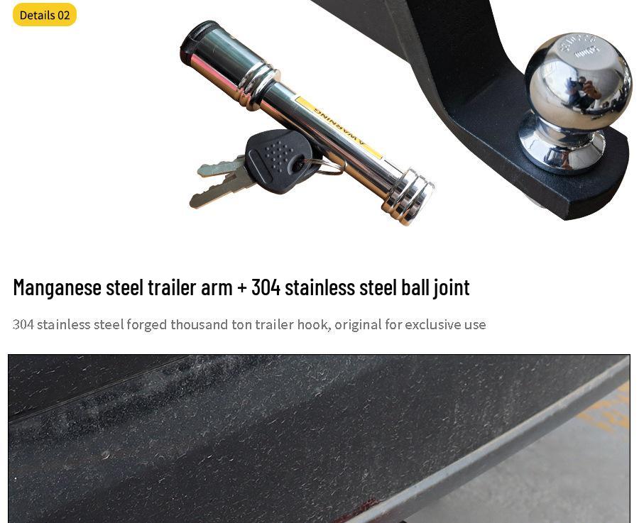 Усиленная фаркоп для Tank 300/400/500, Fangchengbao 5 и пикапов