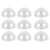 10pcs Transparent Transparent Hanging Ornament Hanging Hole Holiday Decor Sphere  Tree Decoration