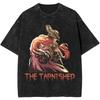 Elden Ring Malenia Blade of Miquella Character Graphic Print Vintage Washed Distressed Oversized Short Sleeve Casual Gaming Streetwear T-Shirt Unisex