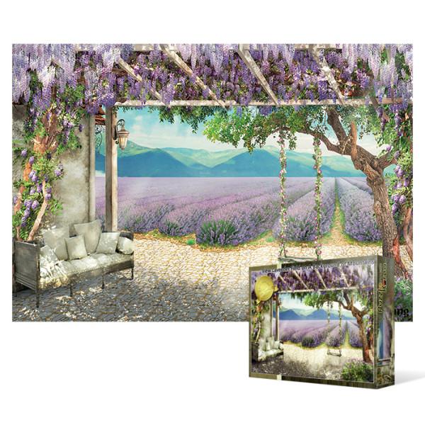 Лавандовое поле - пазл из 500 деталей, популярная корейская головоломка