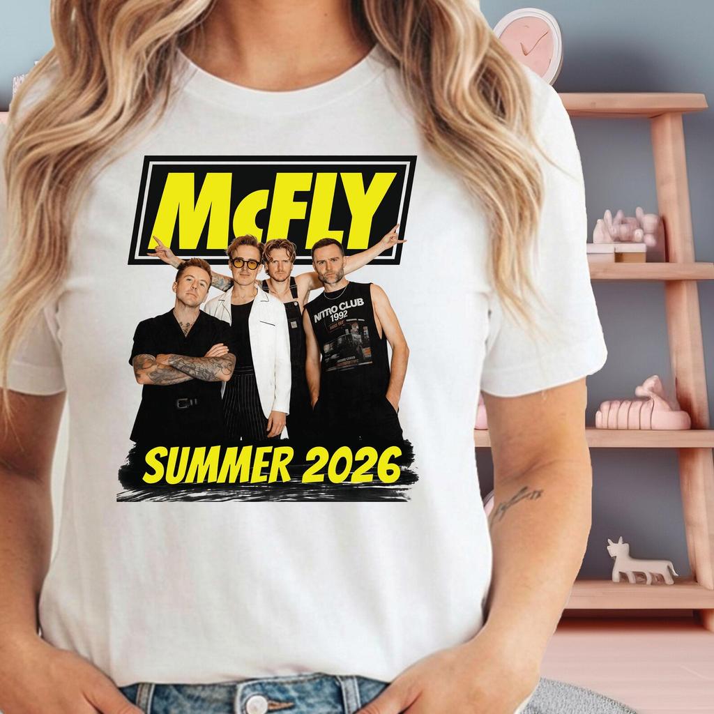 McFly Summer 2026 Tour Tshirt, McFly Concert Tshirt, McFly Concert 2026 Tee, McFly Tour Tshirt, Music Concert Party Tee,McFly Music Tee, V14