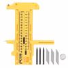 Gifleey Compass Circle Cutter, Rotary Compass Cutter, Adjustable 10-300mm, for Cutting Rubber, Paper, Leather, and Vinyl