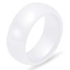 8mm Polished Ceramic Rings for Men Women Engagement Wedding Ring Jewelry Accessories