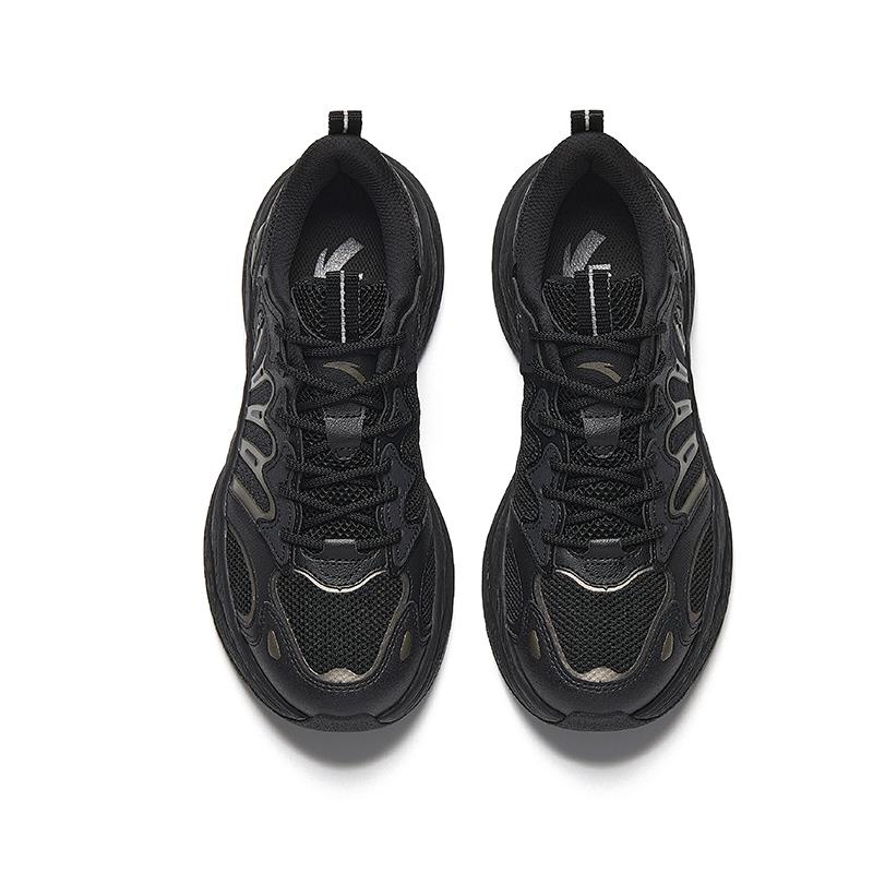 Anta Meteor 3 Trendy Casual Non-Slip Breathable Low-Top Dad Shoes Men Sneaker Basic-Black 112538851-1