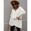 Winter new commuter solid color sweater women's knitted sweater fashion women's top sweater women