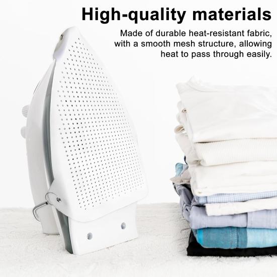 Iron Protective Cover Shield Smooth Non-Stick Surface Heat-Resistant Universal Fit Iron Shoe Cover Garment Board Cover Mat