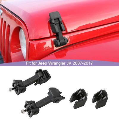 Замки капота, фиксирующие защелки капота, пряжки капота подходят для Jeep Wrangler JK 2007-2017