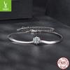 50 Points Moissanite Romantic Flower Bud Bracelet, Light Luxury And High-End S925 Sterling Silver Bracelet Jewelry.