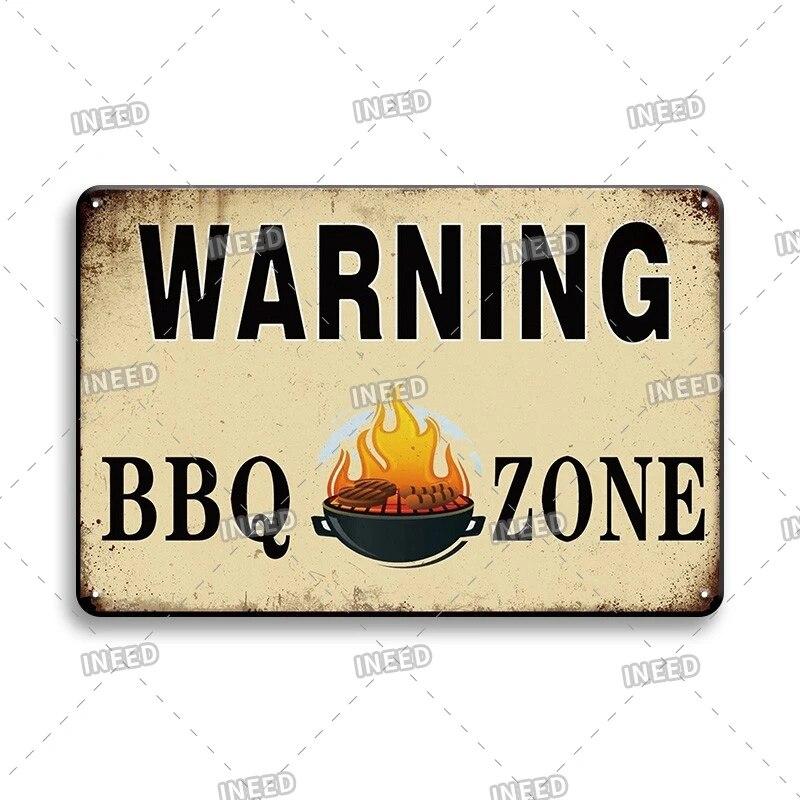 Mfoever Burger Sign Best In Town Beef BBQ Vintage Decor Hotdogs Kitchen Decorations Wall Plaque Retro Decor Vintage Food Sign