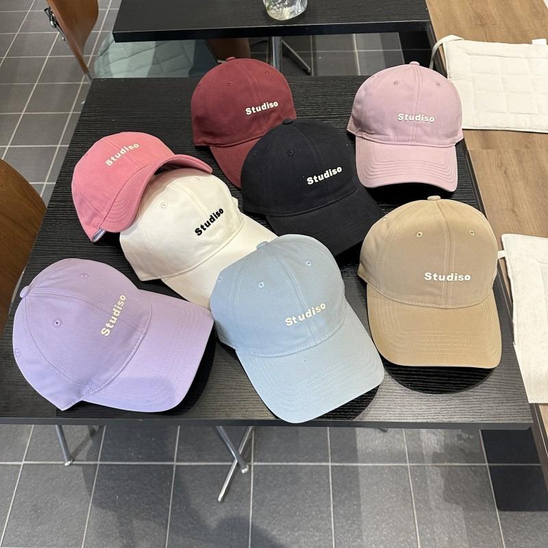 Trend Women's Spring and Autumn Letter Embroidery Cap Outdoor Men's Sunscreen Sun Hat Couple Baseball Hat