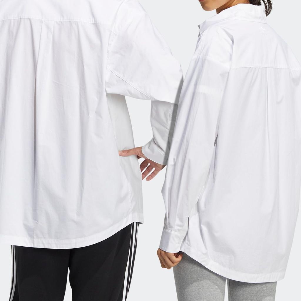 adidas Оригинальные рубашки Унисекс Белый Лацкан Умеренный Другое HU1230