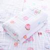 110X110CM Four-layer Gauze Baby Bath Towel High-density Bed Blanket Wrap Summer Thin Children's Bath Towel Wrap