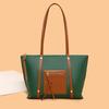 First Layer Cowhide Women'S Bag Large Capacity Tote Bag Fashionable Commuter Cowhide Shoulder Bag