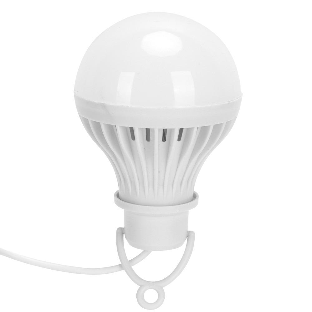 2 Pack 5V 7W Camping Lantern White Light Portable LED Lamp Portable USB Bulb  Tent Lighting