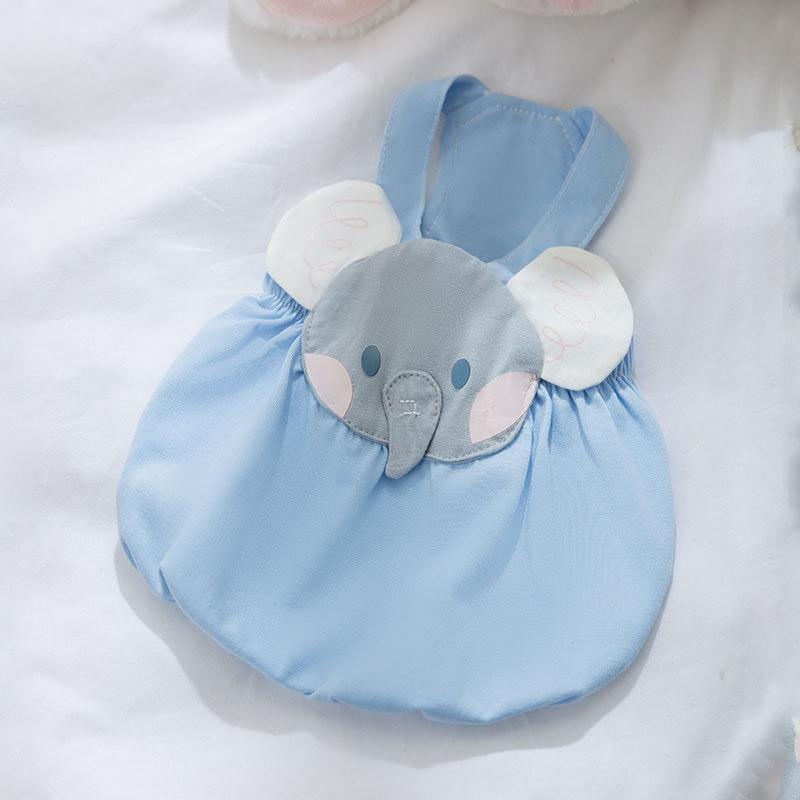 Весенне-летняя юбка-слинг для собак в форме милого мультяшного животного, жилет для маленьких собак, двуногих кошек, одежда для домашних животных, костюм для собак